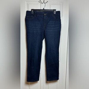 Lee Women's Dark Blue Ankle Jeans